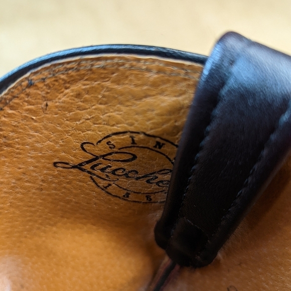 Lucchese Boots men's size 8.5D black cherry leather classic Western cowboy boots - Picture 12 of 13